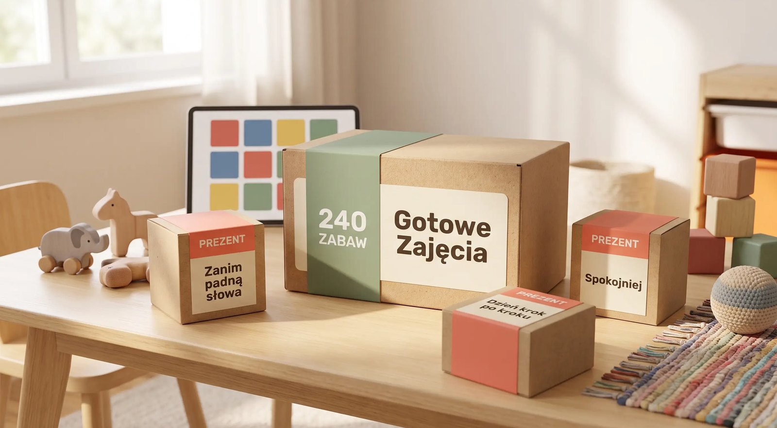 Gotowe Zajęcia – pudełko z trzema prezentami